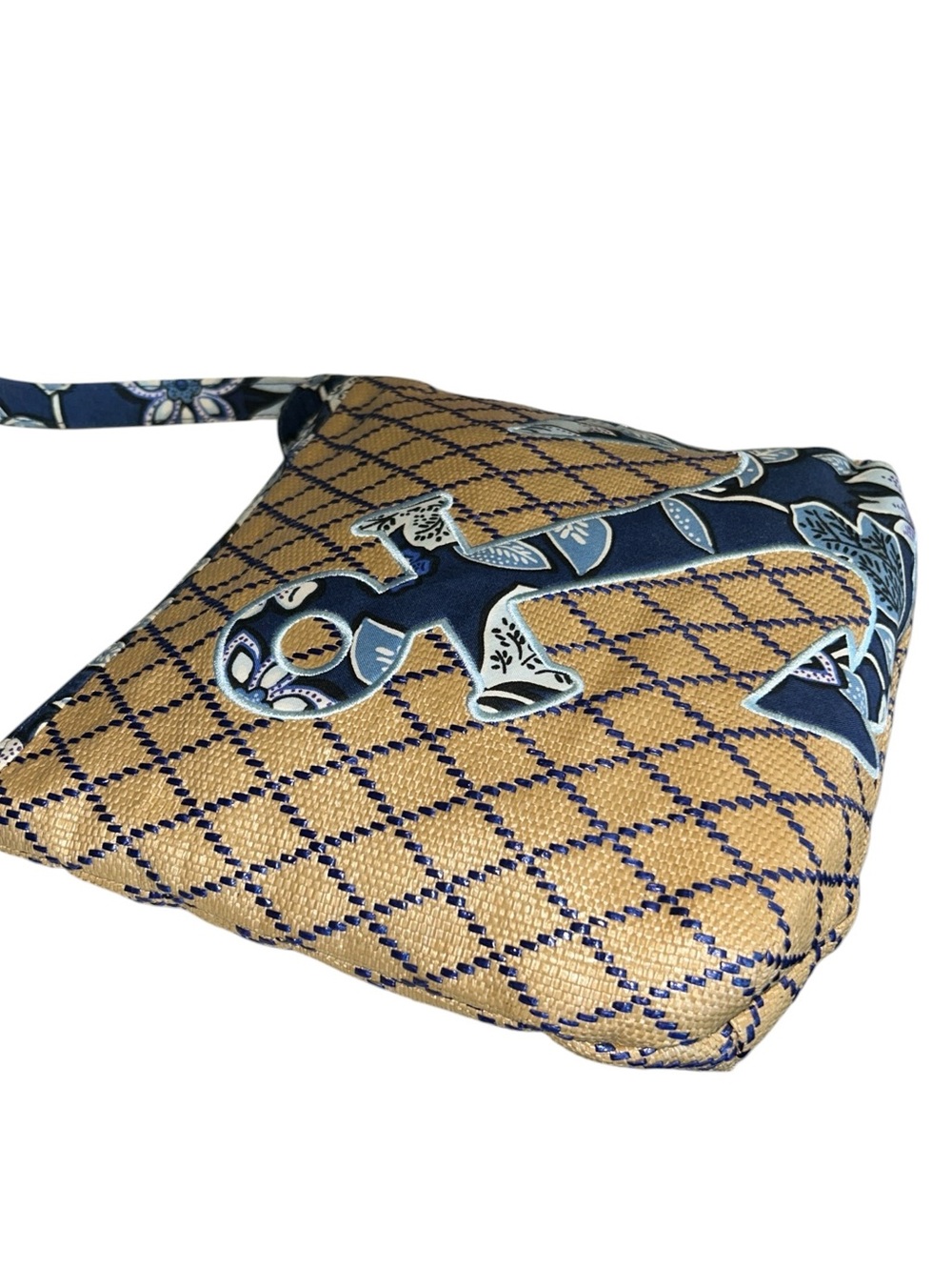 Vera Bradley Tropics Tapestry Anchor Woven Crossbody Bag - Picture 3 of 7